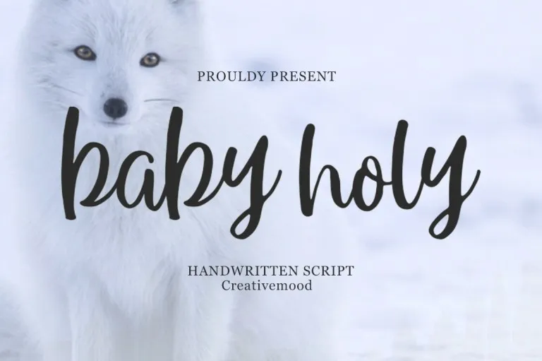 Baby Holy Font