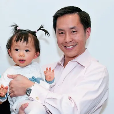 Christopher Wu and Baby B