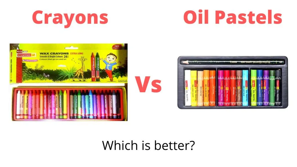 Crayons vs Oil Pastels