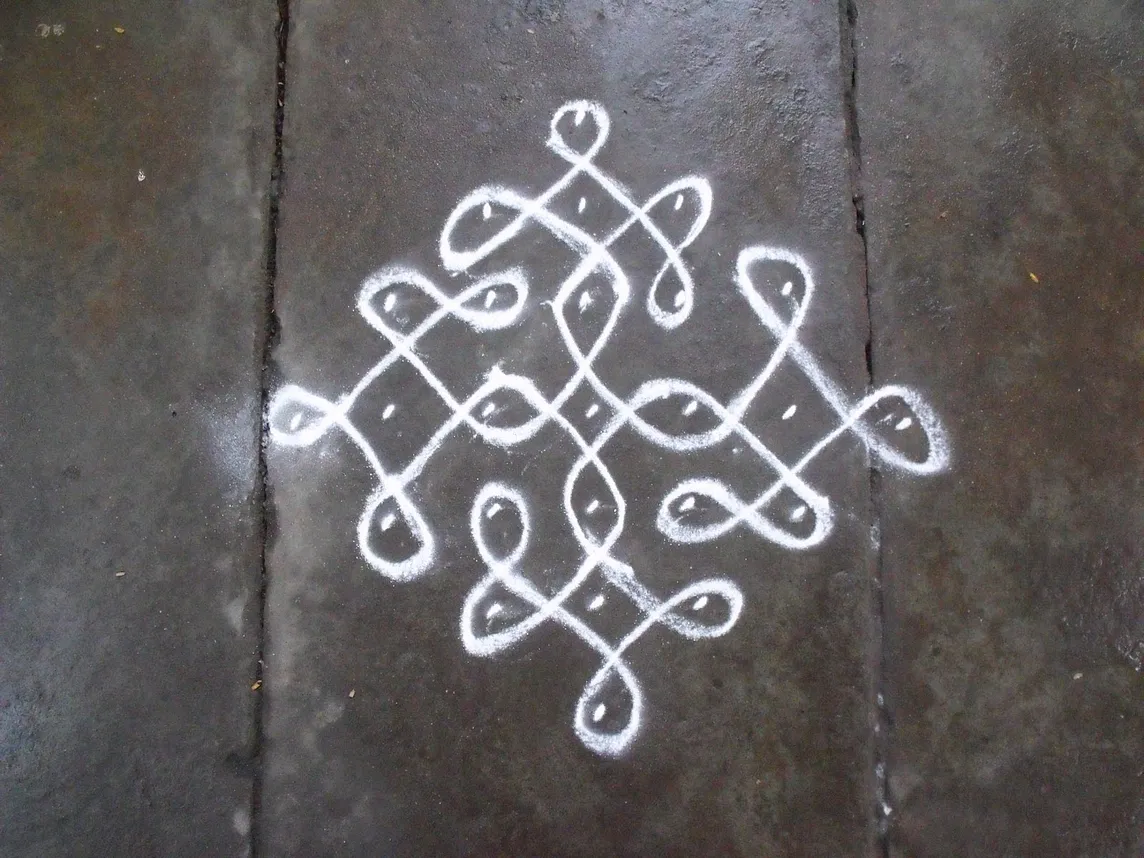 Mathematics of kolam: folkloric graph theory