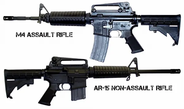 Disambiguating the “assault rifle,” the AR-15, and other guns.