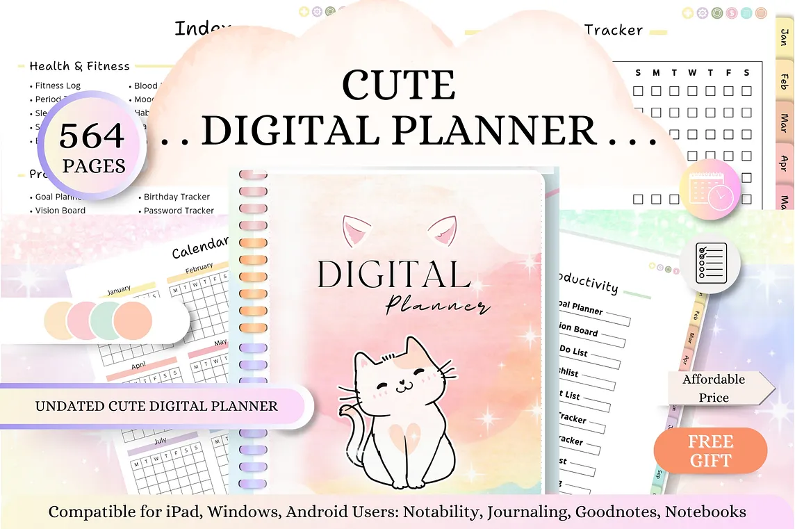 Undated Digital Planner