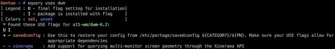 Using dwm on Gentoo