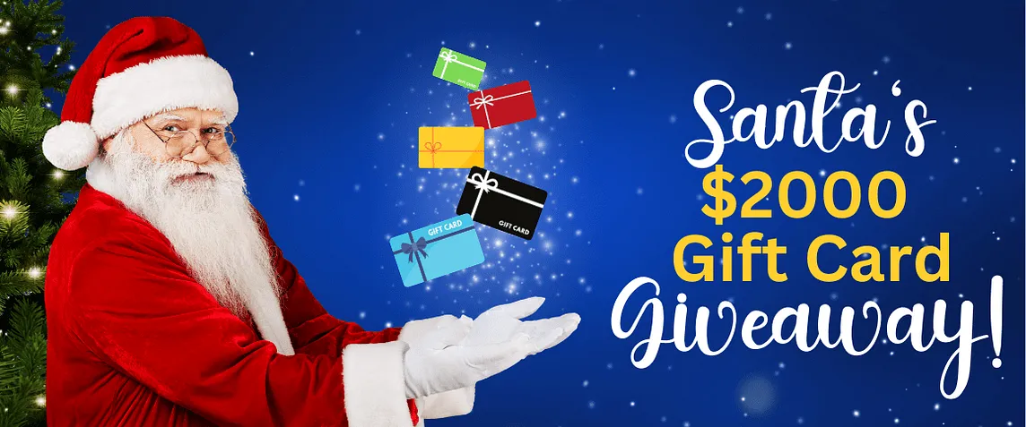 🎄Christmas 2025 Giveaway: Win PayPal, Walmart, and Cash App Gift Cards! 🎄