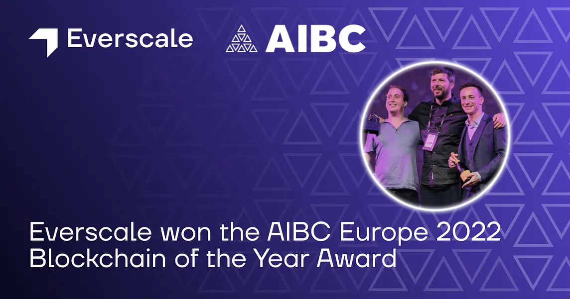 Everscale won the AIBC Europe 2022 Blockchain of the Year Award