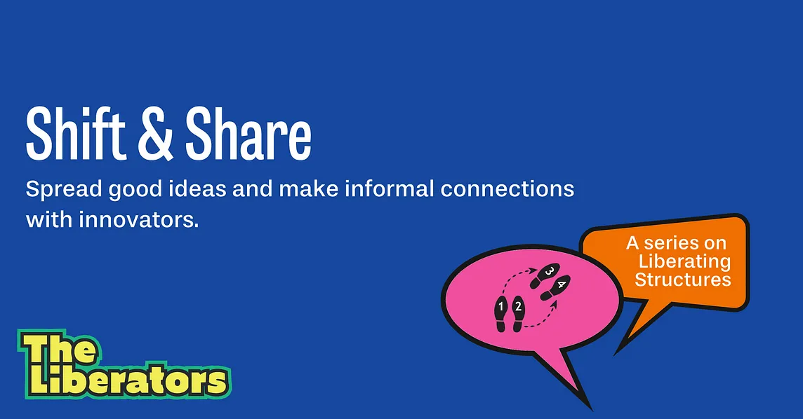 Share novel ideas and creative solutions with ‘Shift & Share’