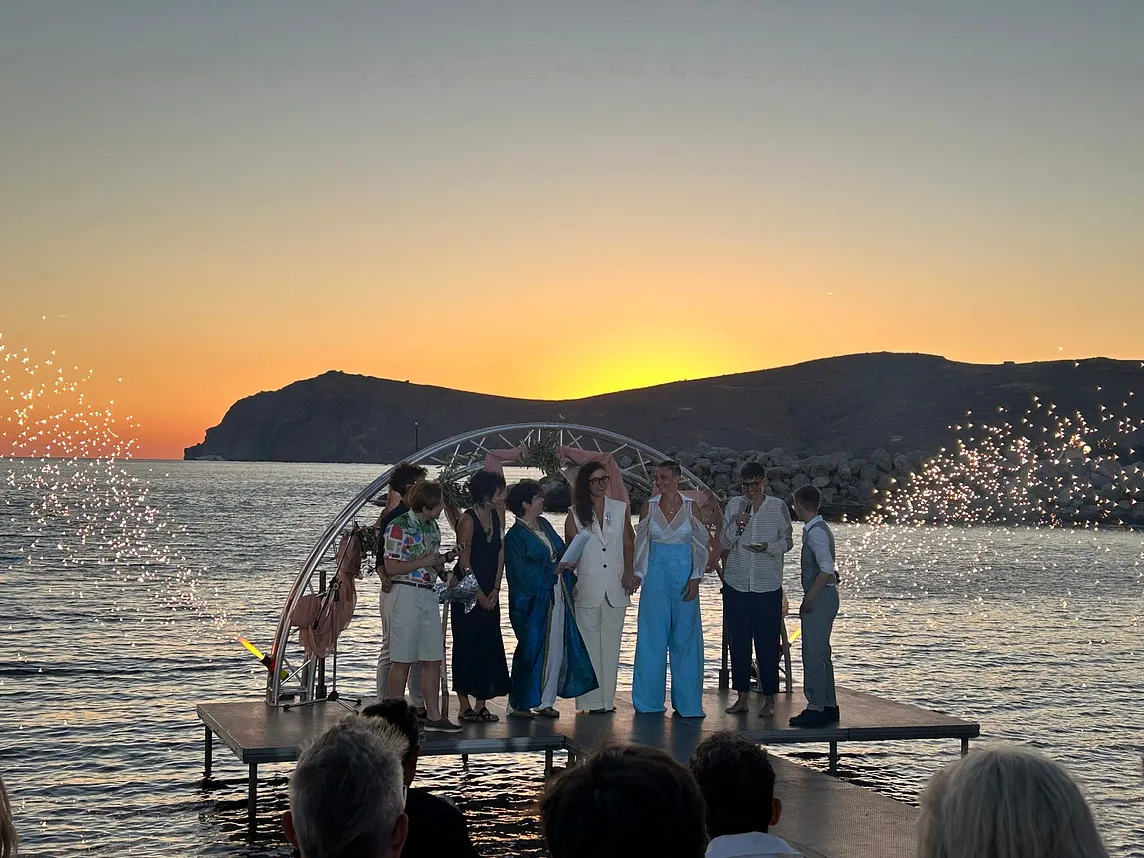 The First Wedding in Lesvos Since Greece Legalised Same-Sex Marriage