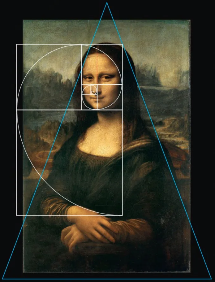 The Math in Mona Lisa: use of Golden Ratio