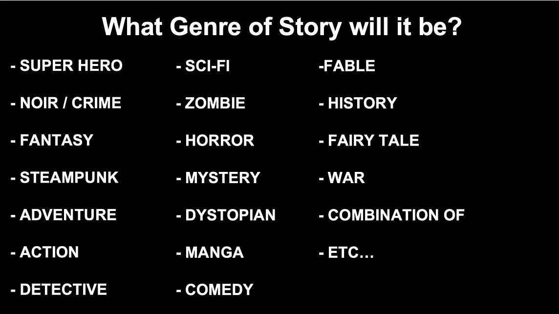 Determining What Type of Comic Book Story