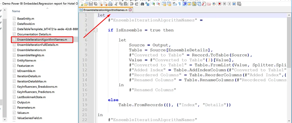 Bulk extract M code from Power BI Semantic Models