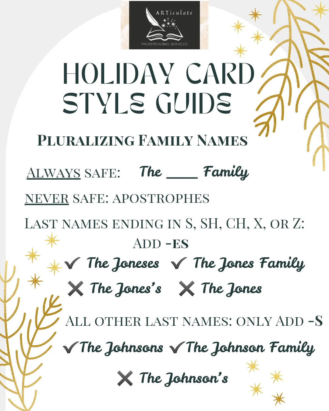 8 Grammar Tips for Picture-Perfect Holiday Cards