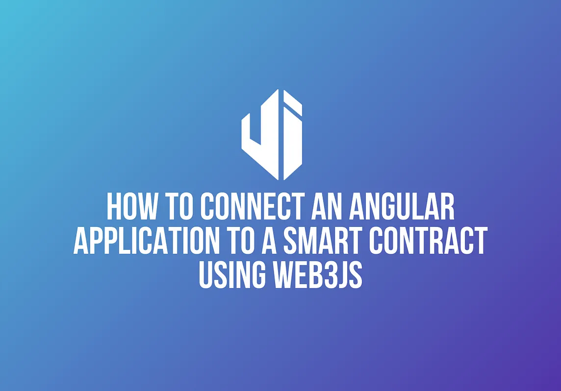 How to connect an angular application to a smart contract using web3JS