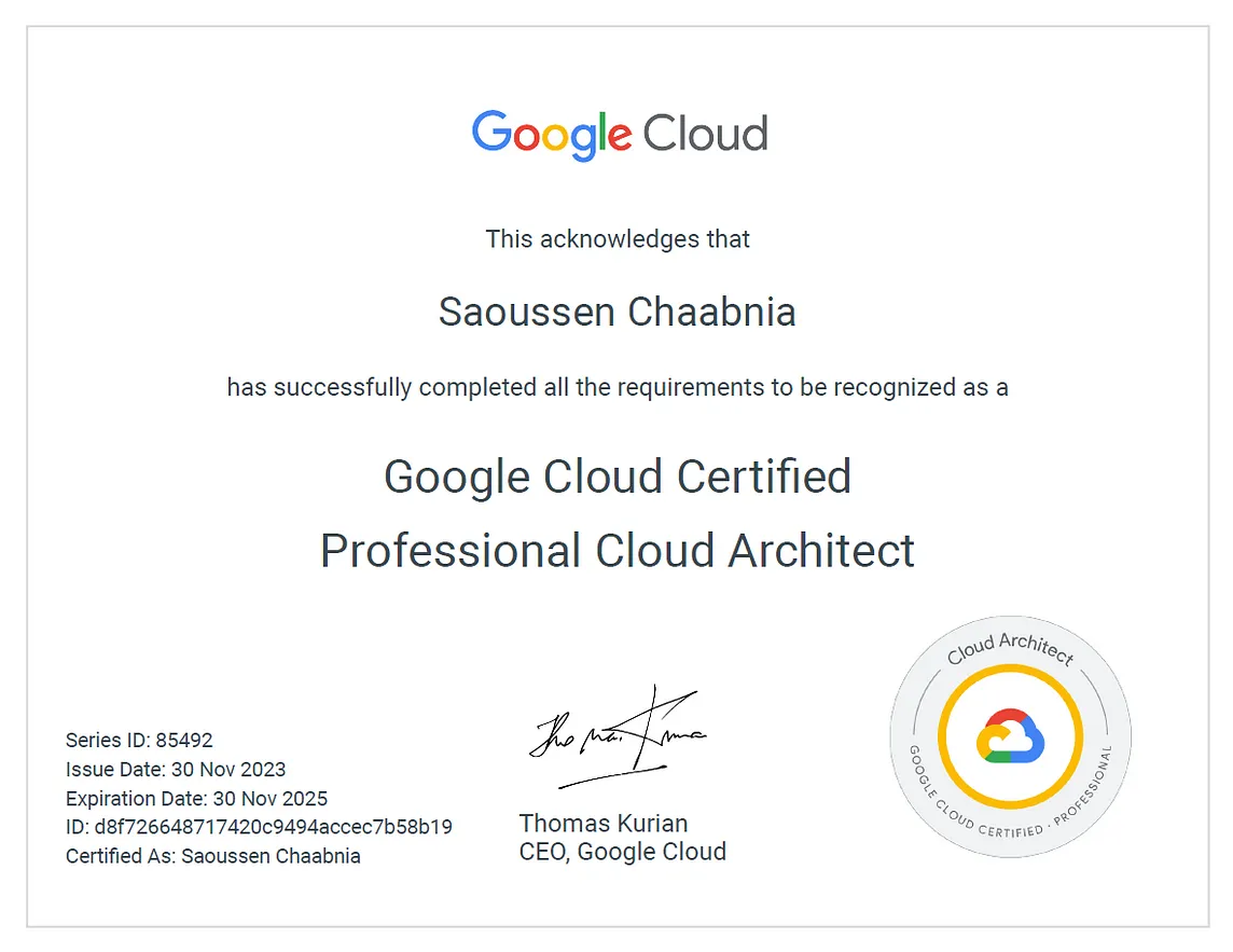 Mastering the Google Cloud Professional Architect Exam