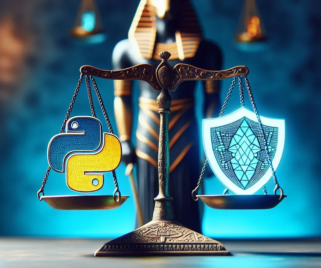 The scales of anubis, weighing python vs security.