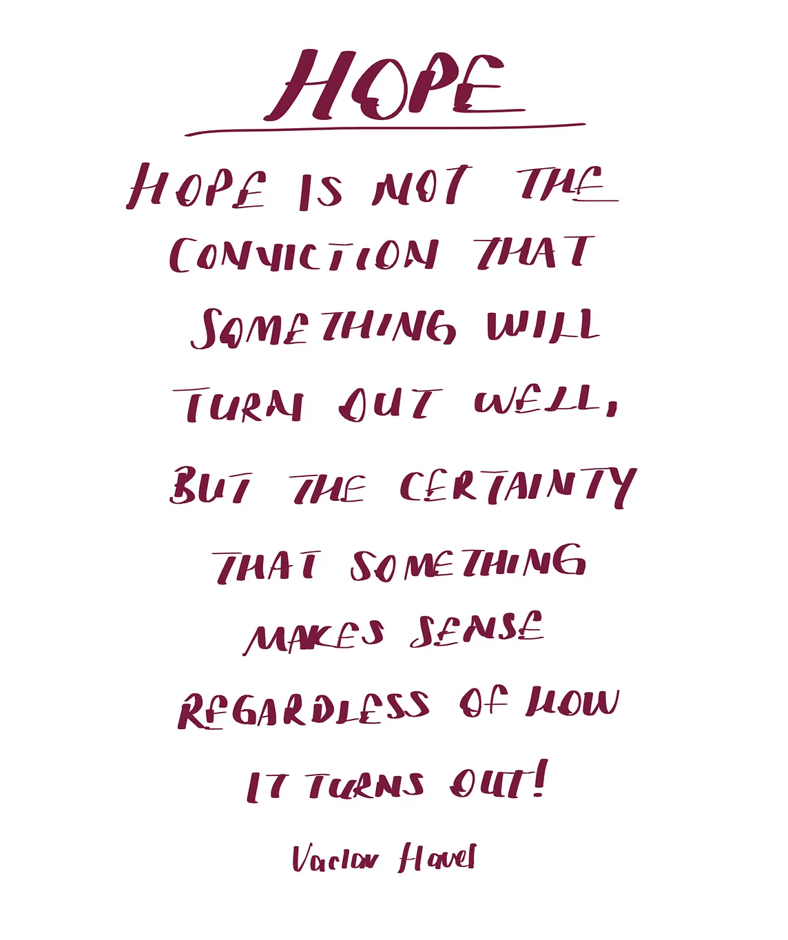 Hope: for our emerging future