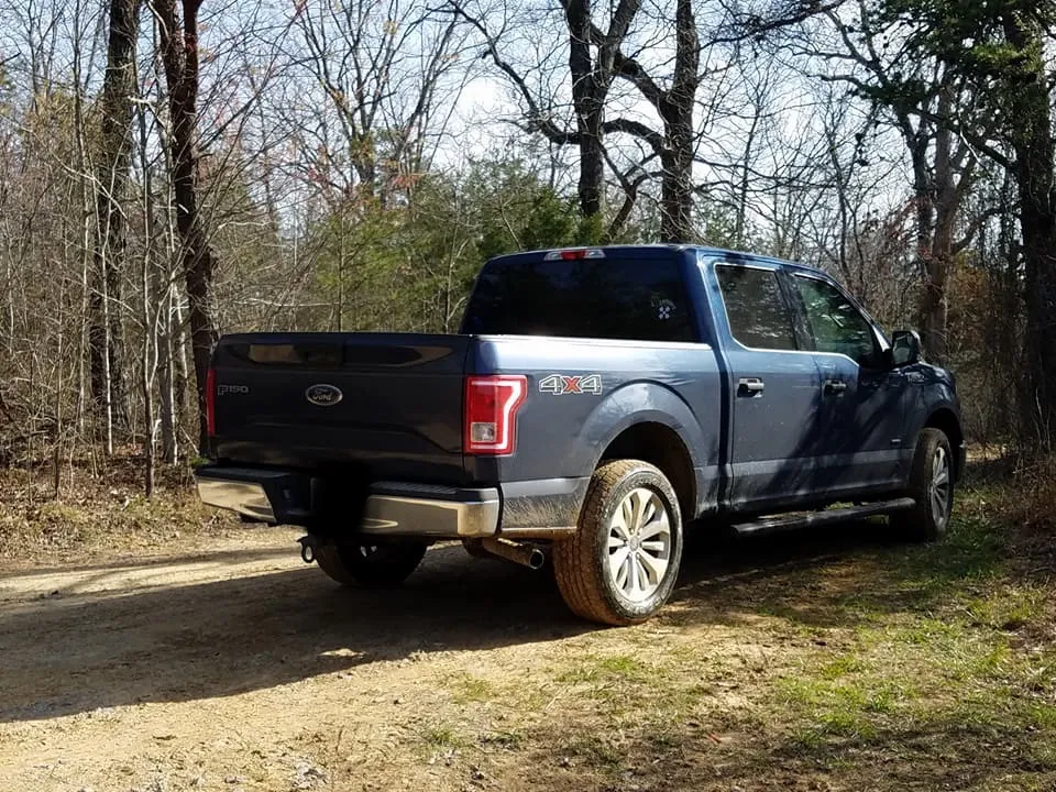 This is my Ford F-150 on a trail just outside Chattanooga TN.