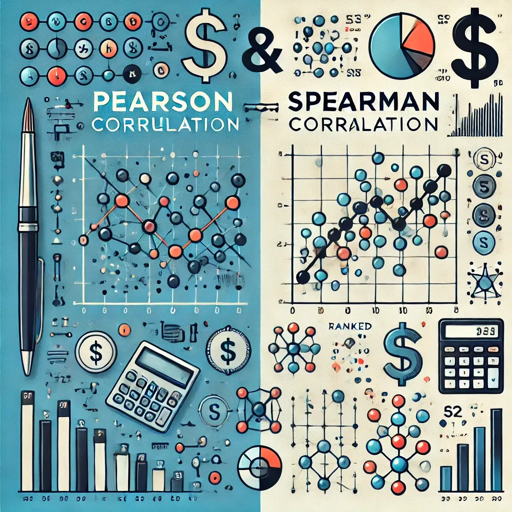 Correlations in the Financial Market: What You Need to Know About Pearson and Spearman