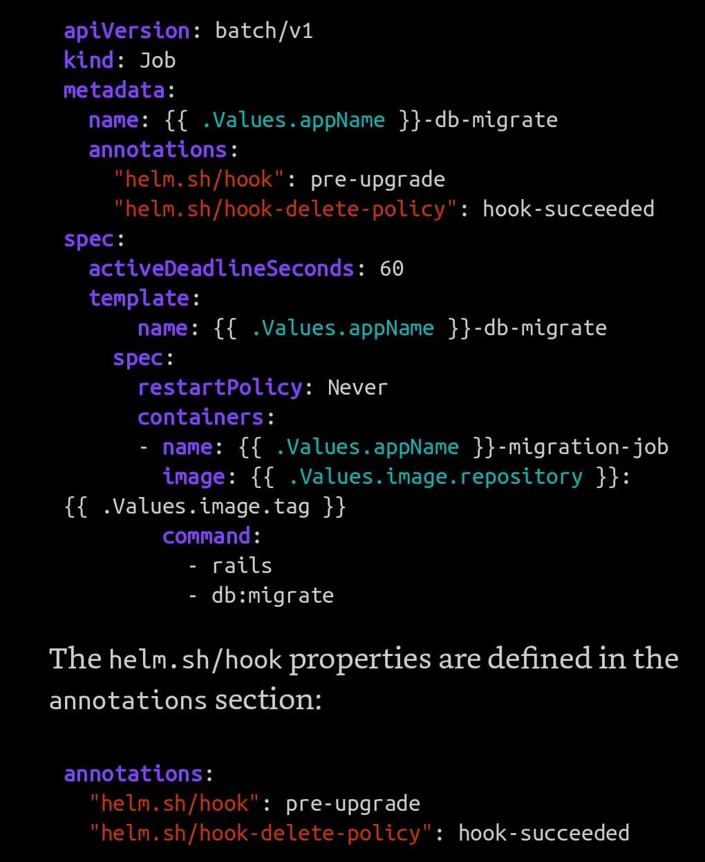 Handling Migration with Helm