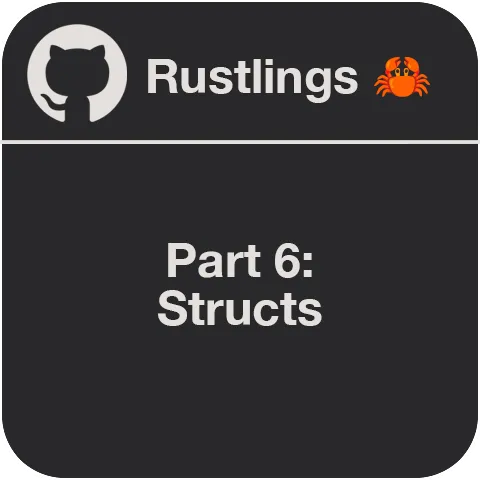 Rust Using Rustlings — Part 6: Structs