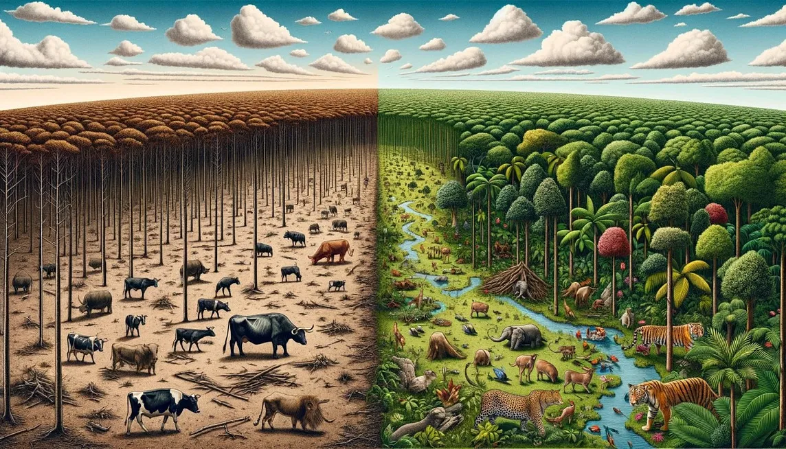 The Silent Destruction: How Animal Agriculture is Fuelling Deforestation