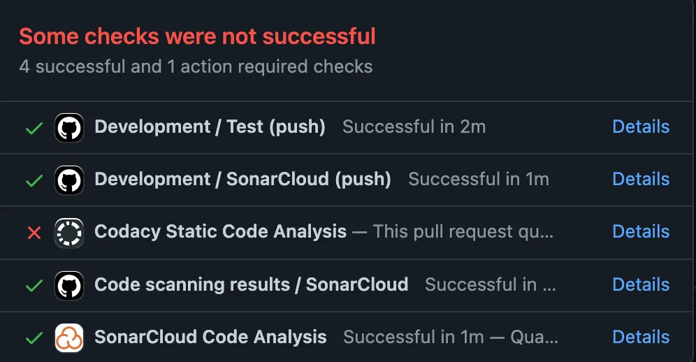 Using SonarCloud vs. Codacy for Refactoring