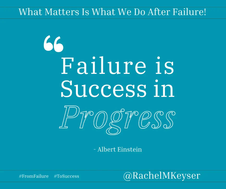 What Matters Is What We Do After Failure