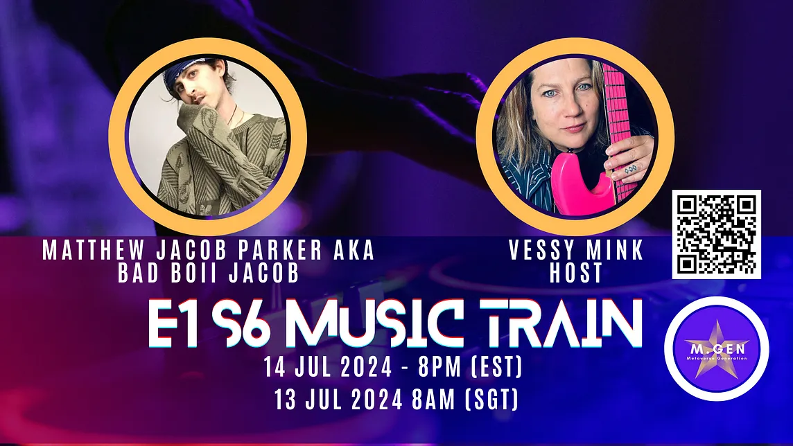 All Aboard the MUSIC TRAIN for Season 6: Vessy Mink Hosts with Bad Boii Jacob!