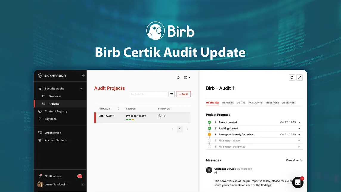 Birb Certik Audit Update