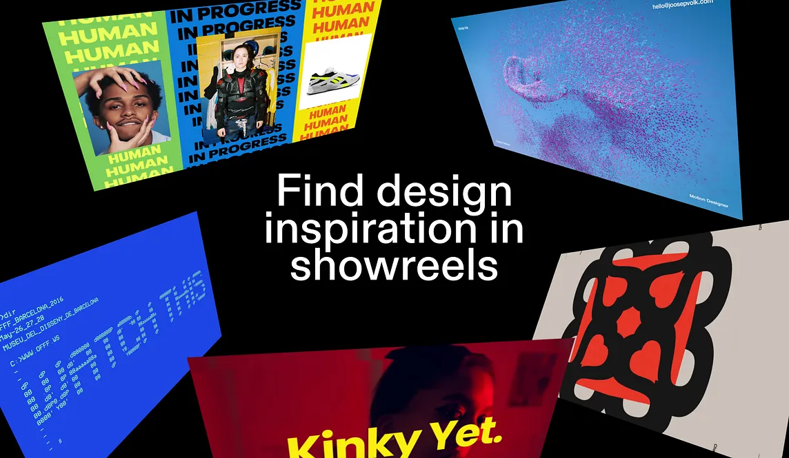 Get inspired by showreels: 16 videos with lots of design tips