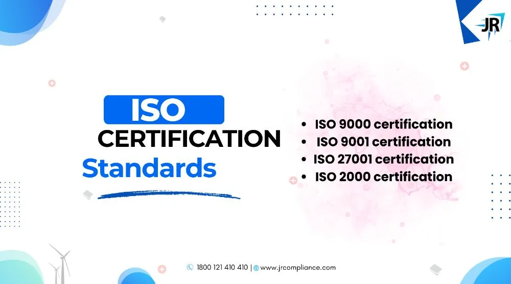 Which ISO certification is used by a software company?