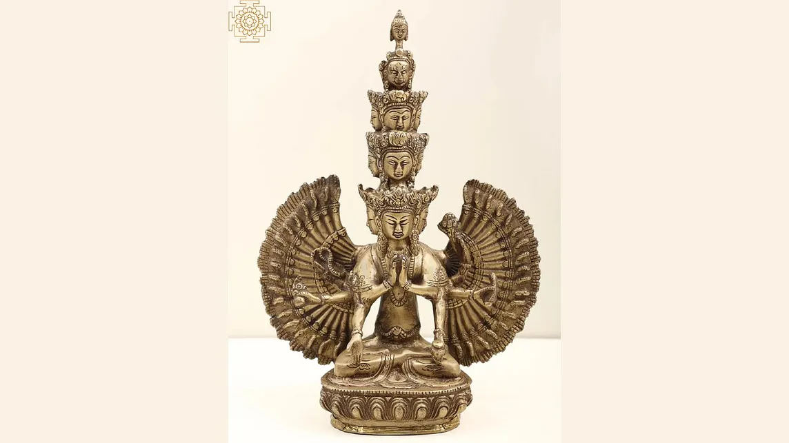 Avalokiteshvara : Earthy manifestation of the self-born eternal Amitabha Buddha