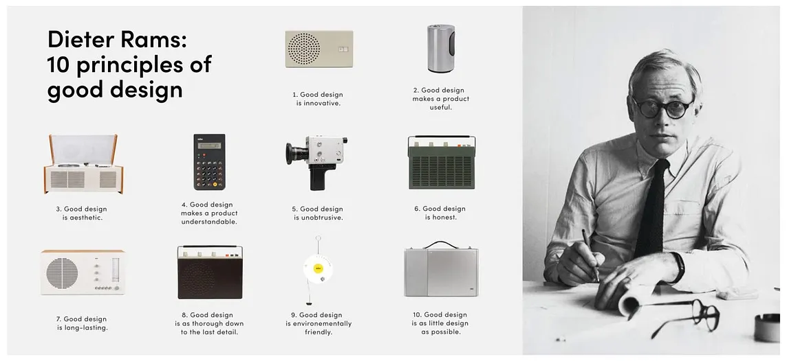 Dieter Rams’ 10 Principles of Good Design: A Timeless Guide for Design Excellence