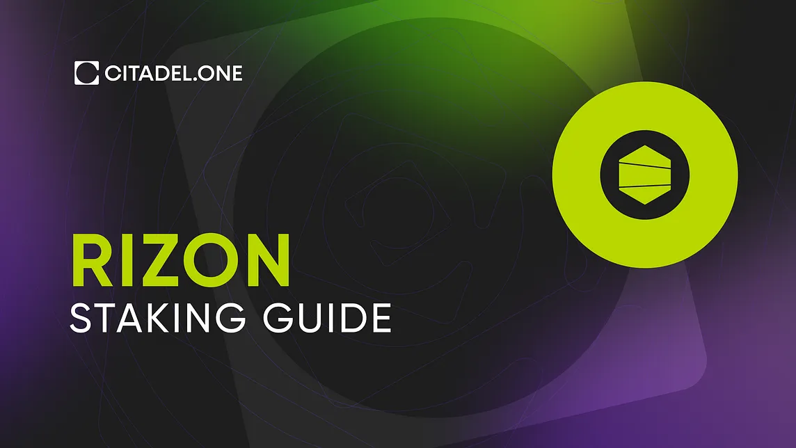 RIZON Staking Guide