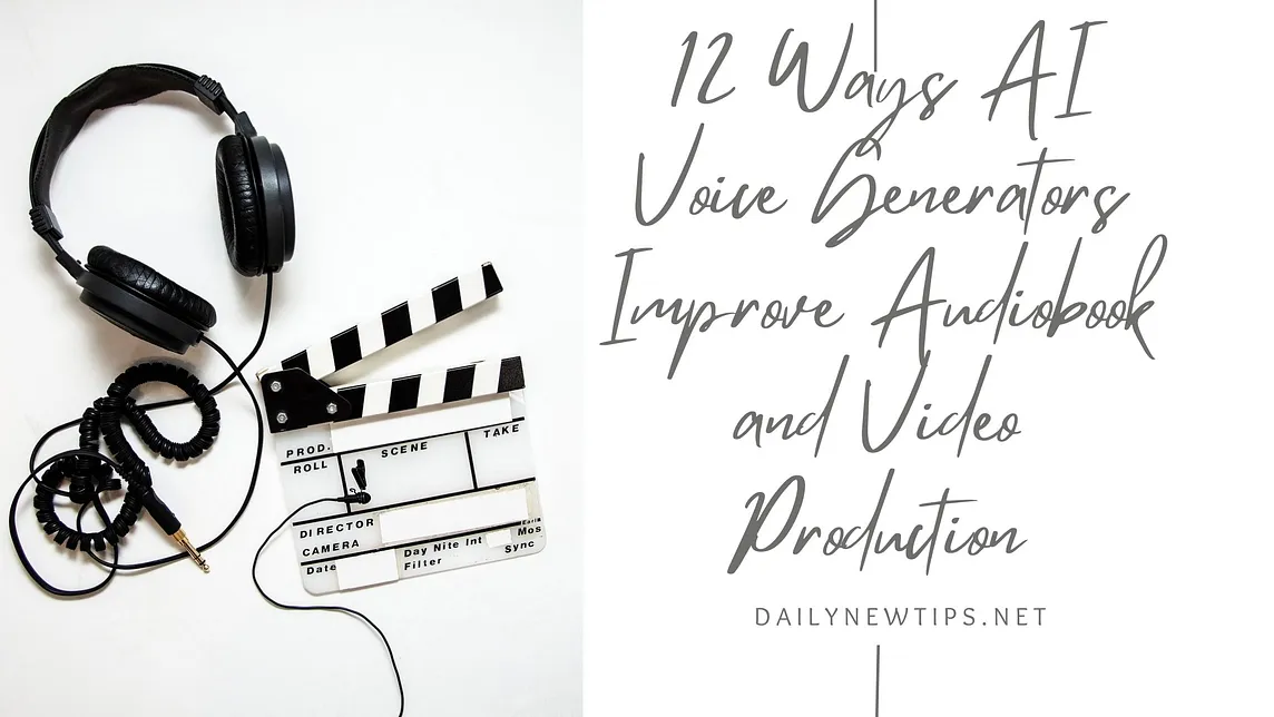 12 Ways AI Voice Generators Improve Audiobook and Video Production