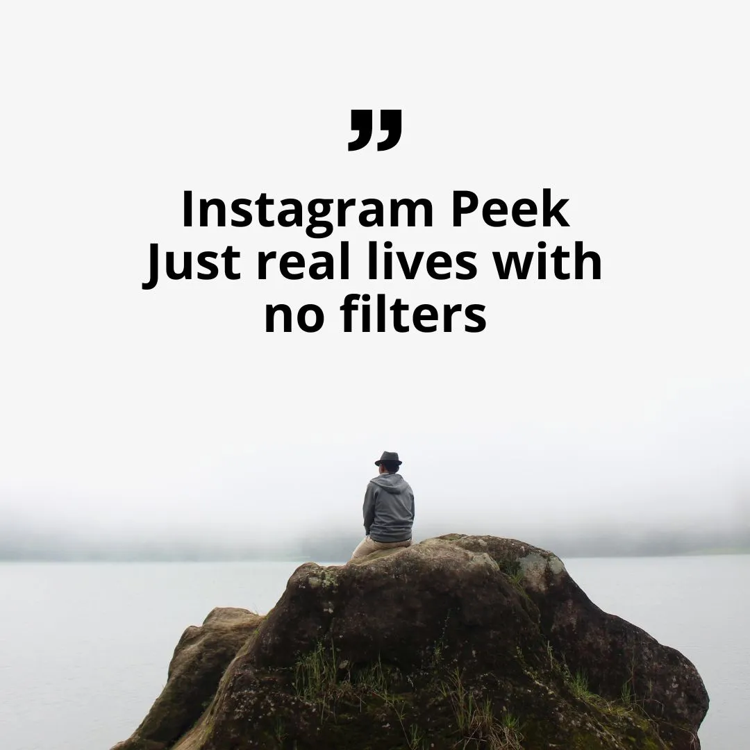 Peek — Instagram socializing without filters
