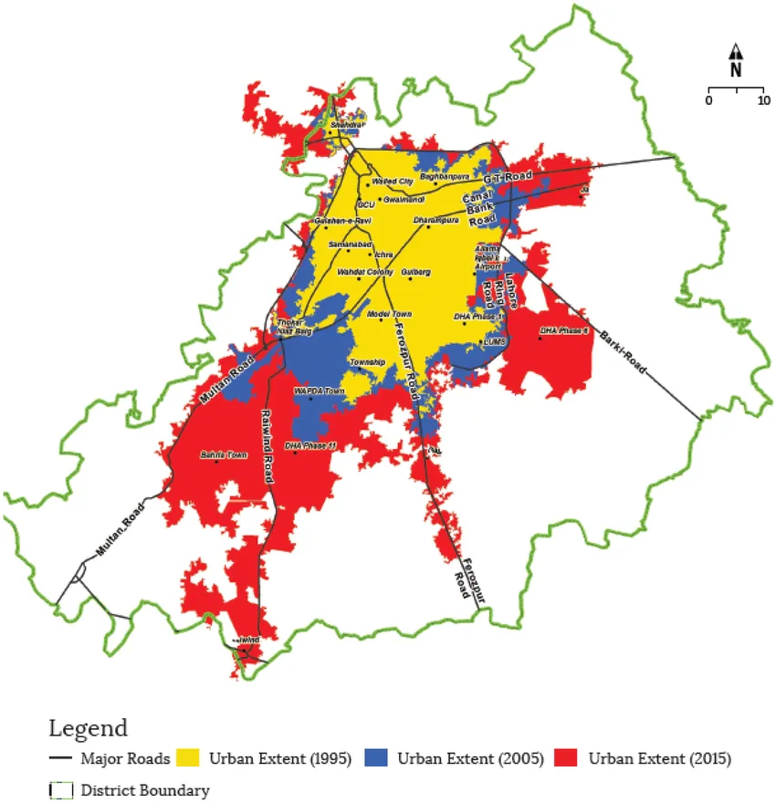 🫴🏻Geography of Lahore🫰🏻