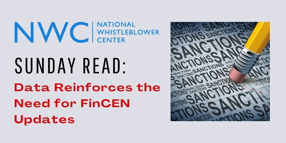 Sunday Read: Data Reinforces the Need For FinCEN Updates