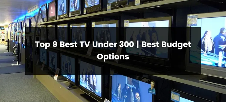 Top 9 Best TV Under 300 Dollars Budget | 2024