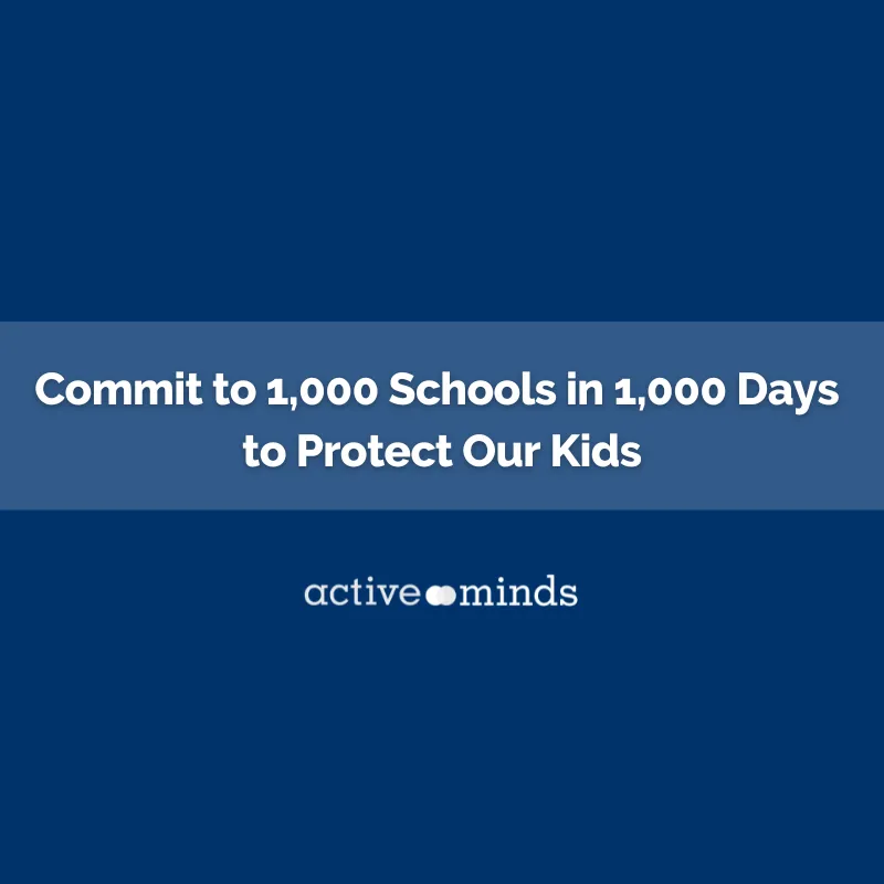 Commit to 1,000 Schools in 1,000 Days to Protect Our Kids