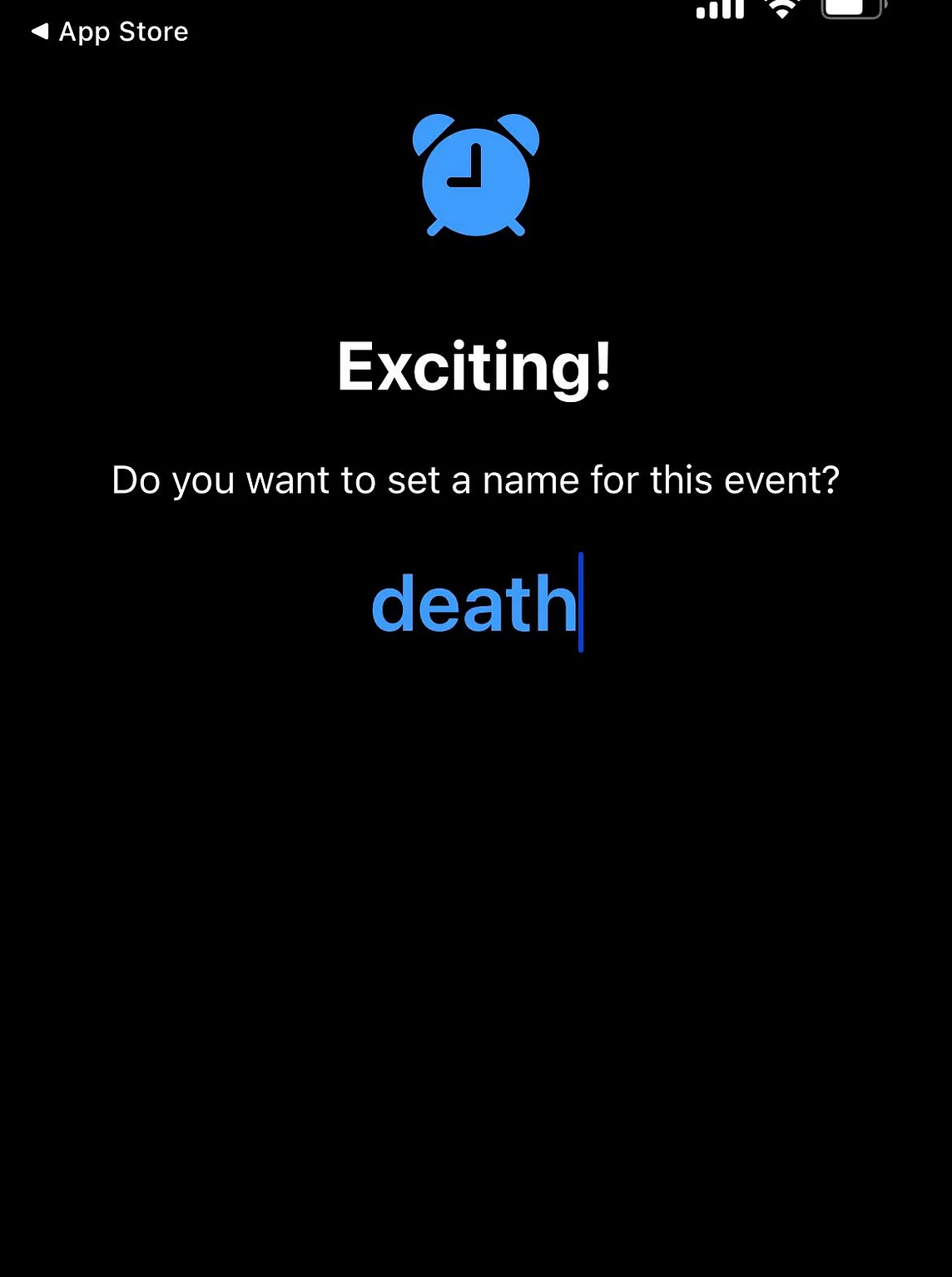 I Installed The DEATH APP