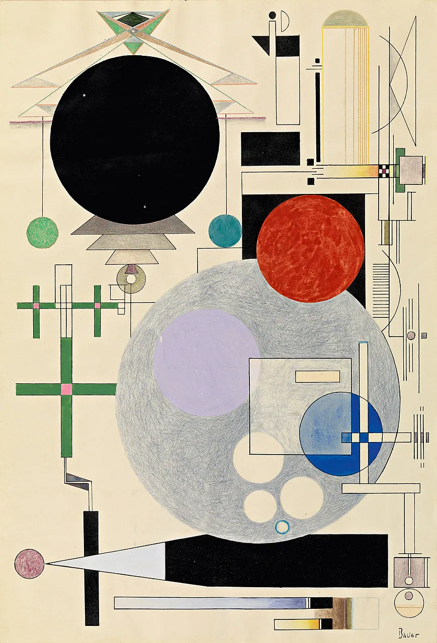 Rudolf Bauer, Andante, 1928.