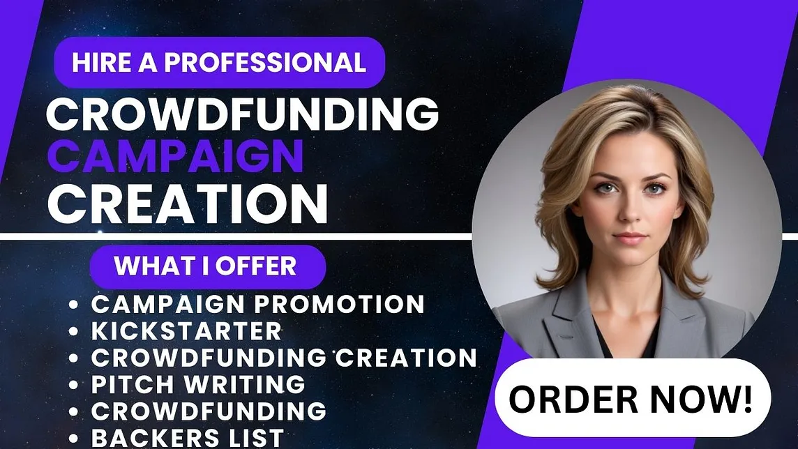 I will do crowdfunding campaign creation on kickstarter, indiegogo, gofundme campaign