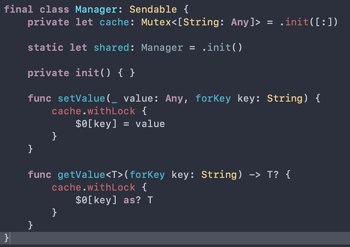 Thread safety with Mutex in Swift 6