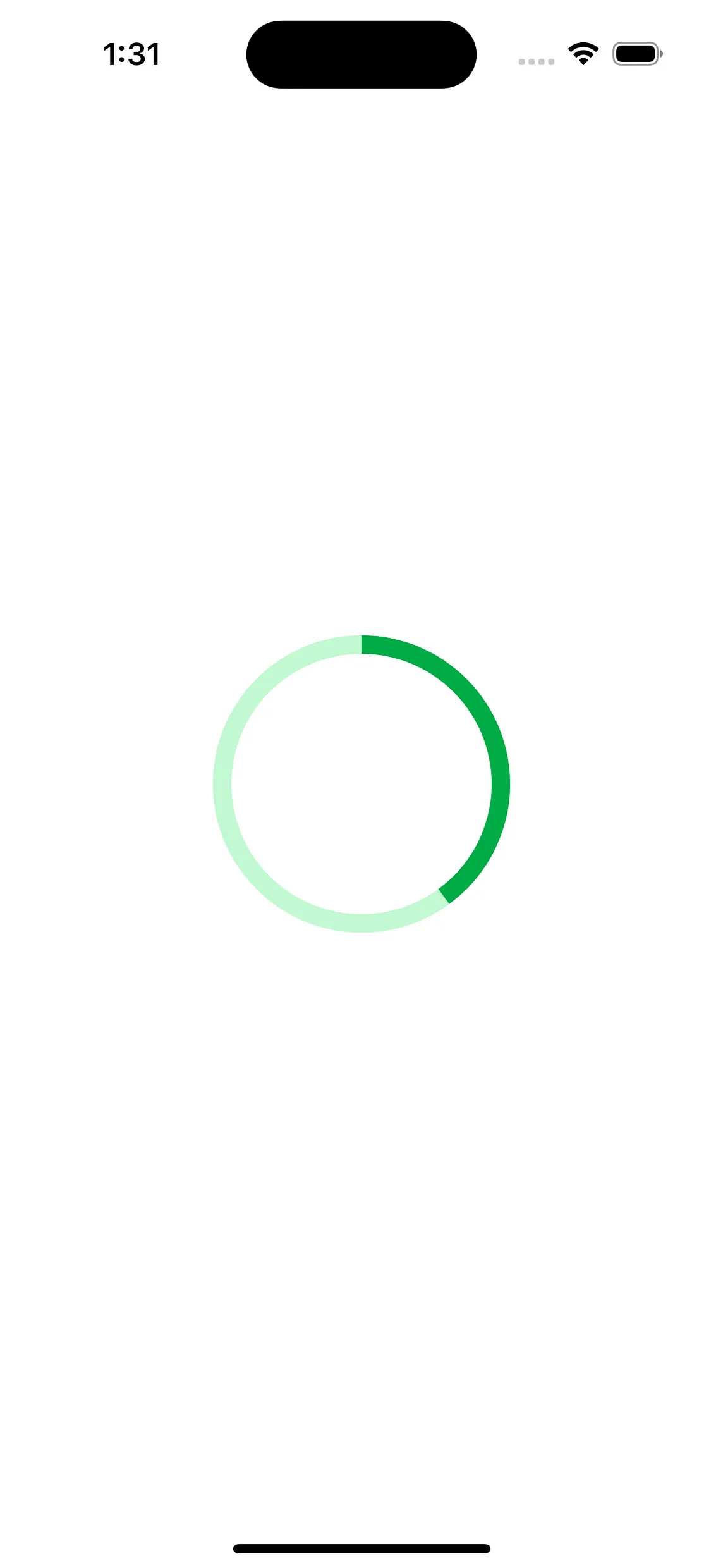 circular progress-bar view