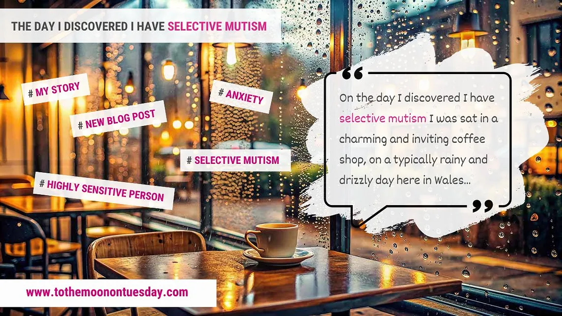 The day I discovered I have selective mutism — a personal account from an adult perspective.