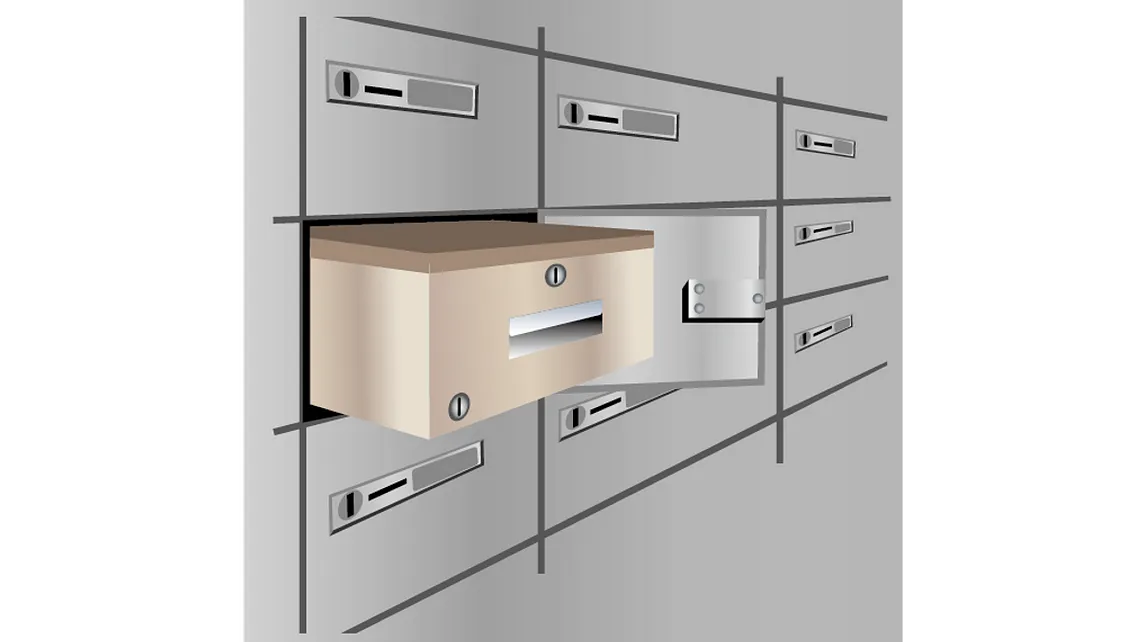 Bank Safe Deposit Box