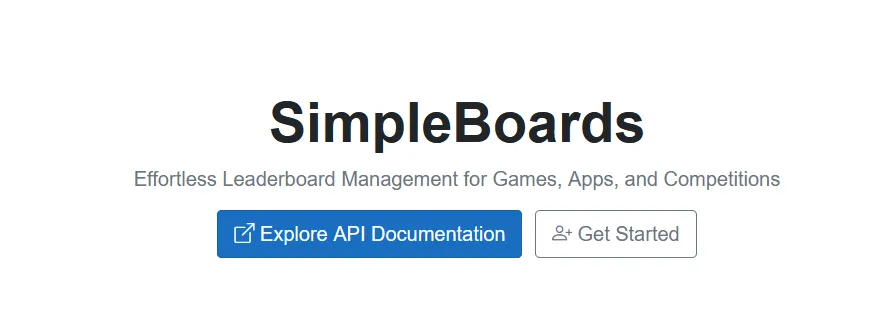 SimpleBoards: Free Leaderboard service for games!