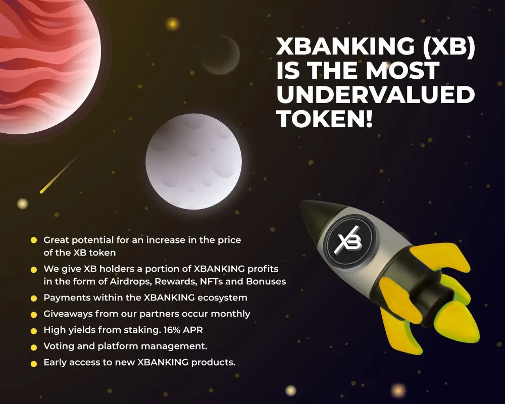 XBANKING (XB) is a first DeFi dividend token. XB token — like stocks, but better!