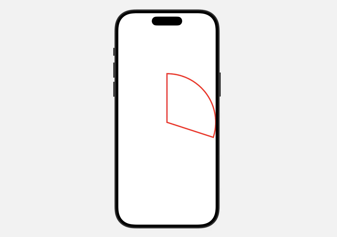 How to draw a circle section in SwiftUI Shape