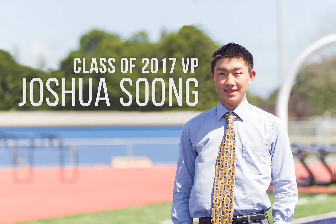 Joshua Soong for 2017 Vice President